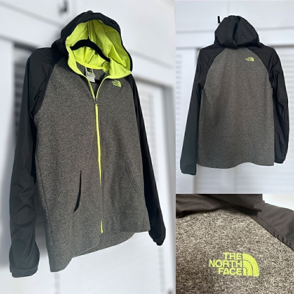 THE NORTH FACE • Glacier Full Zip Hoodie Jacket Winter Coat Size XL 18/20
